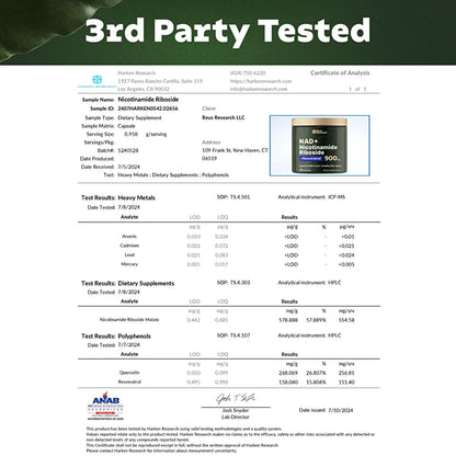 Cápsulas Juventud NAD+